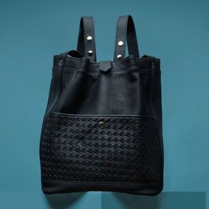 Josefina Backpack Black Braided (also a diaper bag)